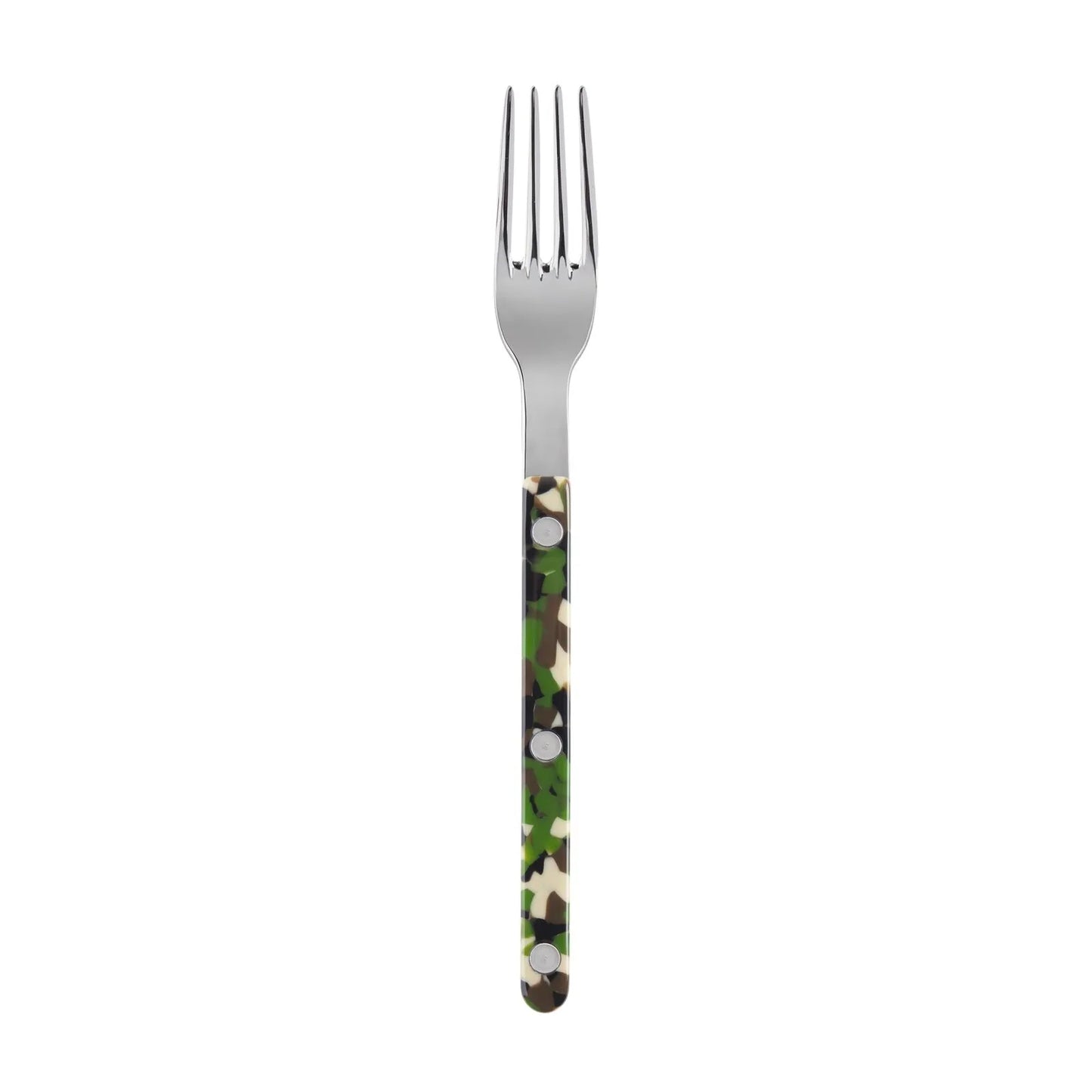 Sabre Salad Fork Bistrot Camouflage , Green