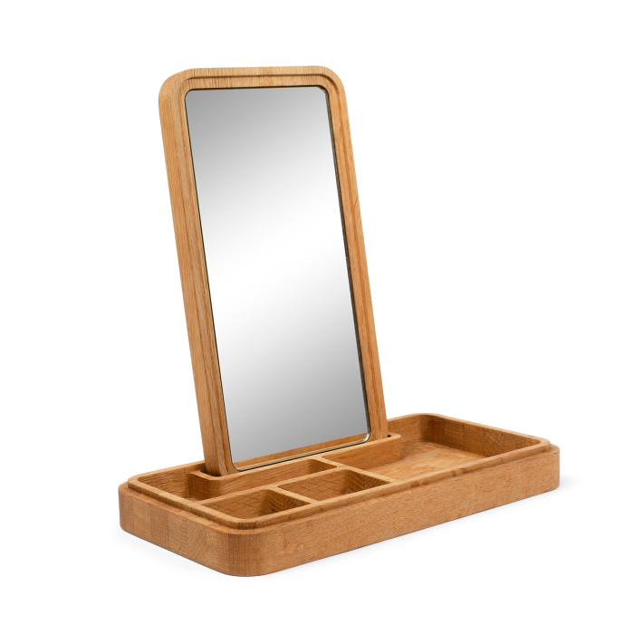 SPRING COPENHAGEN Mirror & Jewellery Box – Oak