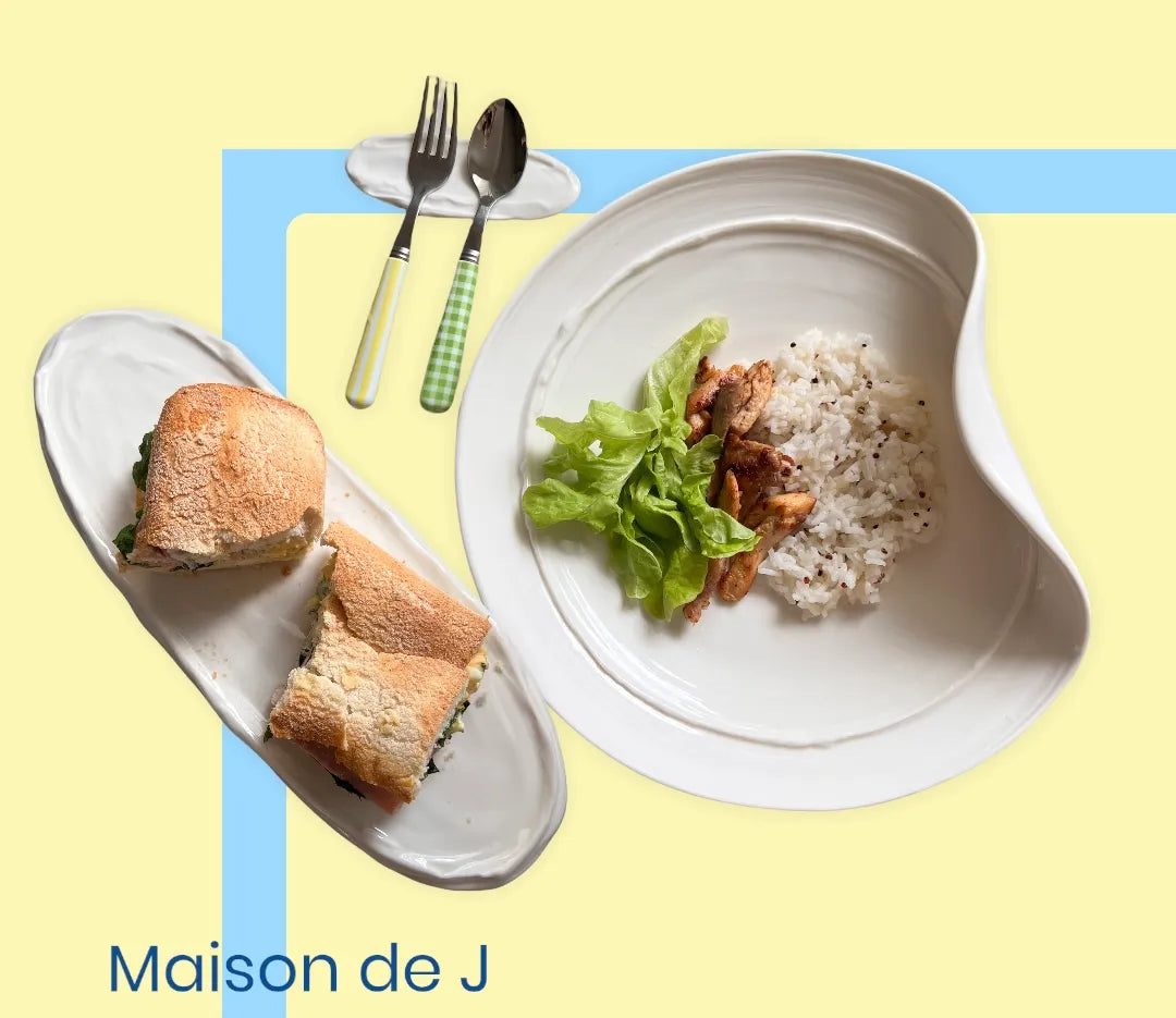 (3 size)White Memories series by SHIM SA YOUNG – Wave bowl