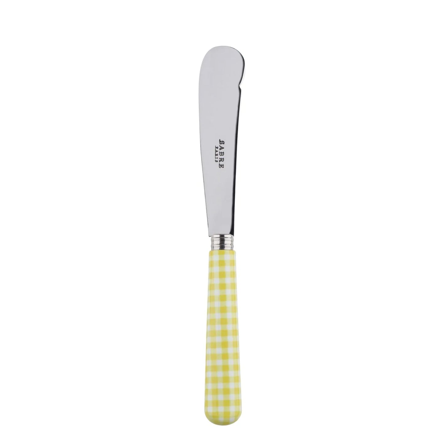 (4 COLORS) Sabre Butter spreader Gingham