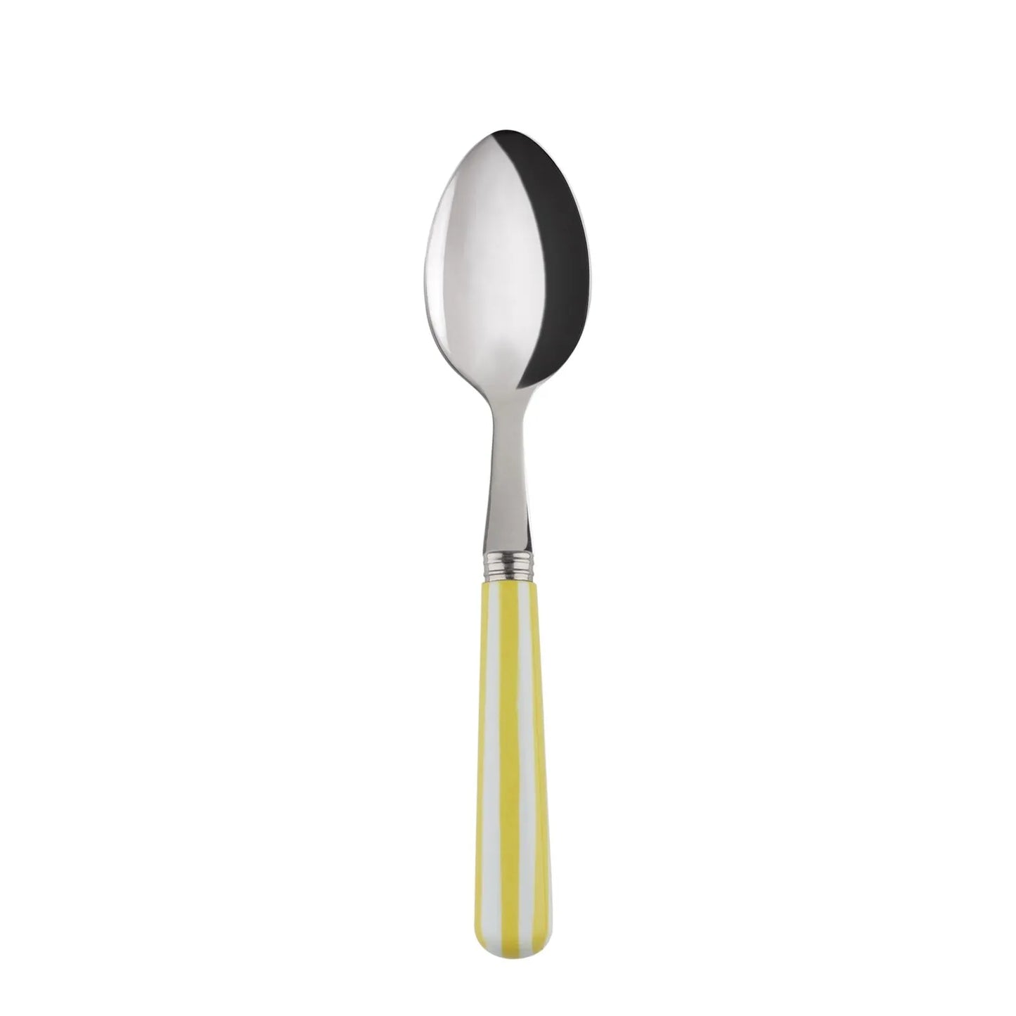 (4 COLORS) Sabre Teaspoon – White Stripe