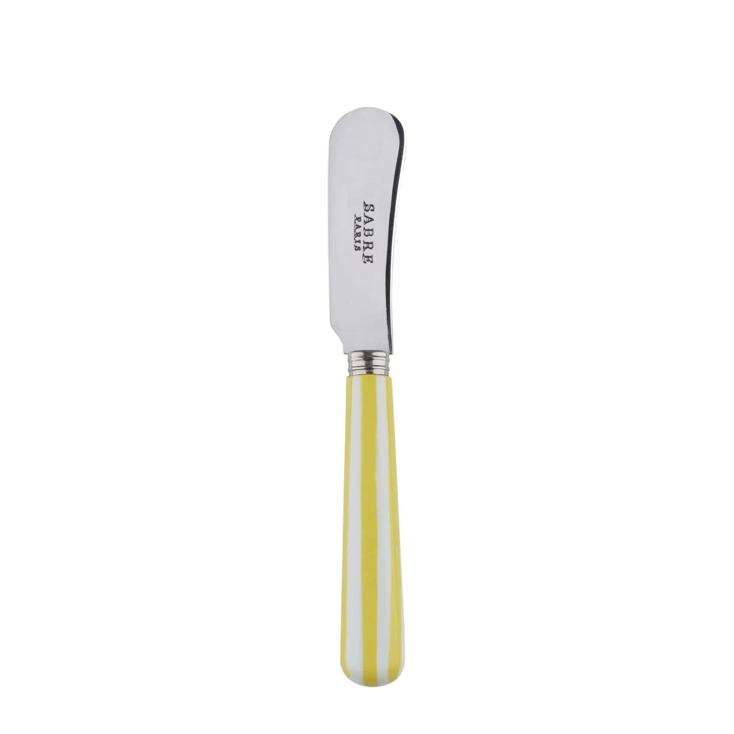 (4 COLORS) Sabre Butter spreader – White Stripe