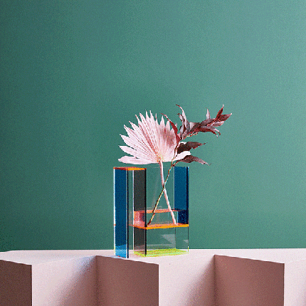 MoMA Mondri Vase Neon