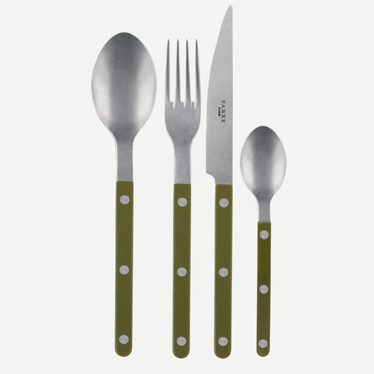 NEW Sabre Bistrot vintage cutlery 4pcs – GREEN FERN