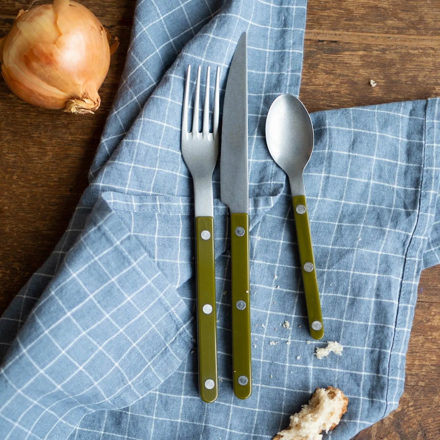 NEW Sabre Bistrot vintage cutlery 4pcs – GREEN FERN