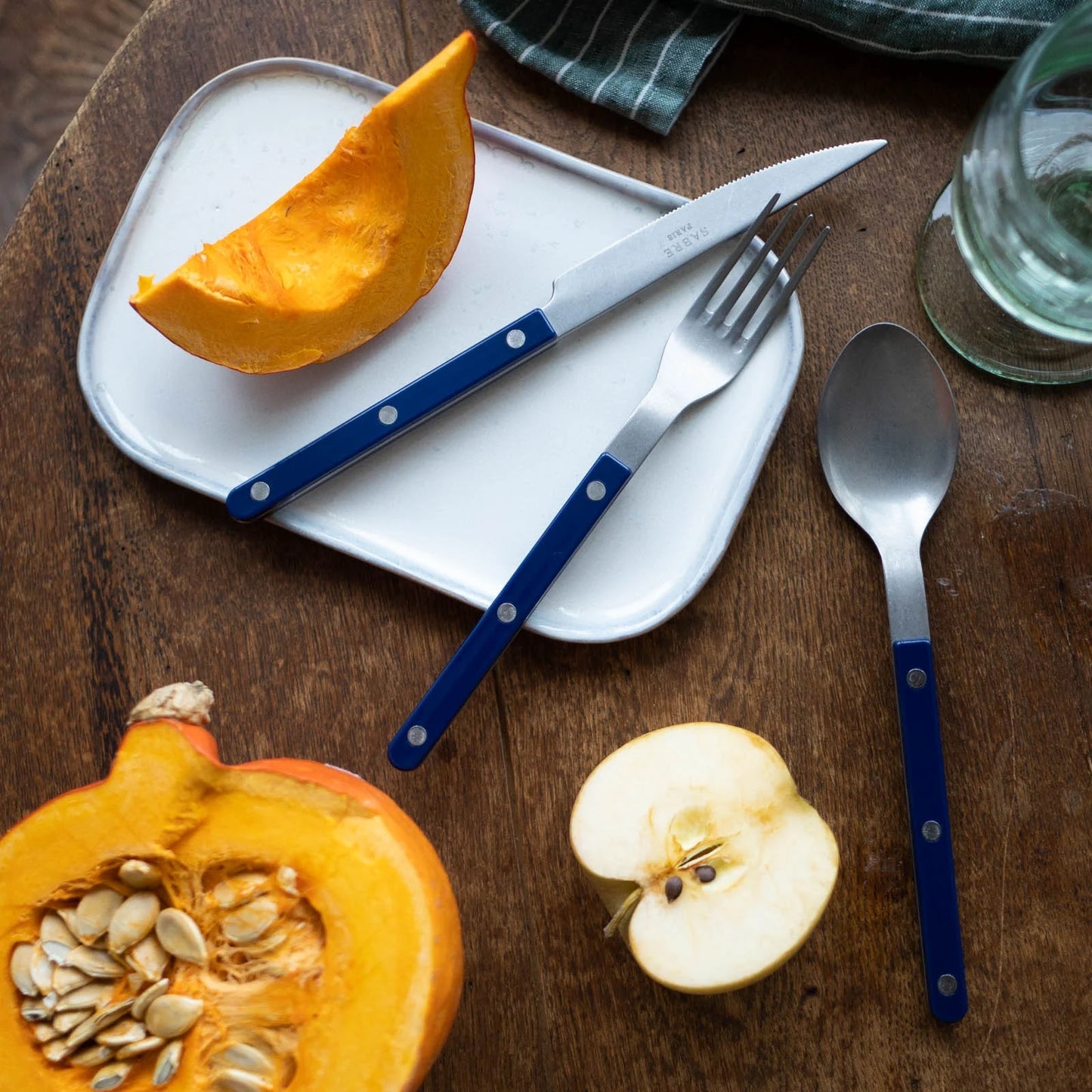 (7 COLORS) Sabre Bistrot shiny cutlery 4pcs