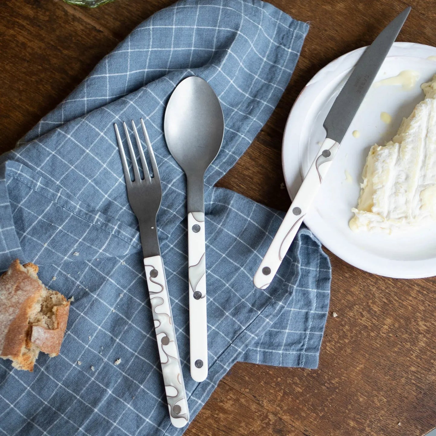 NEW Sabre Bistrot Dune cutlery set – 4 Pieces Dune Ivory