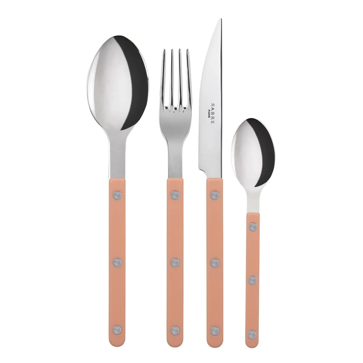 NEW Sabre Bistrot shiny cutlery 4pcs – NUDE PINK