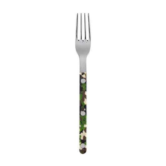 Sabre Salad Fork Bistrot Camouflage , Green