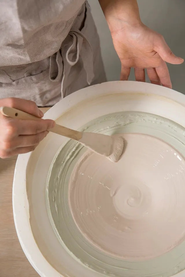 (3 size)White Memories series by SHIM SA YOUNG – Wave bowl