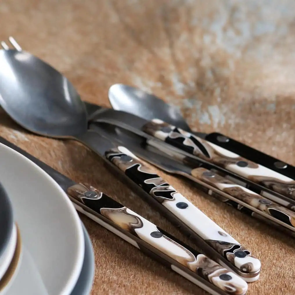 NEW Sabre Bistrot Dune cutlery set – 4 Pieces Dune Black