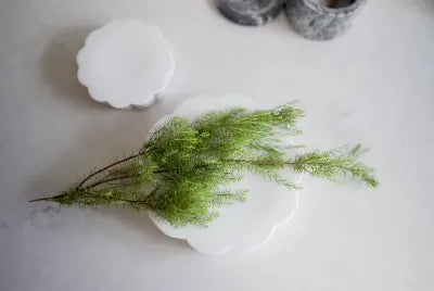 GACHI_POTTERY Flower flat plate -small