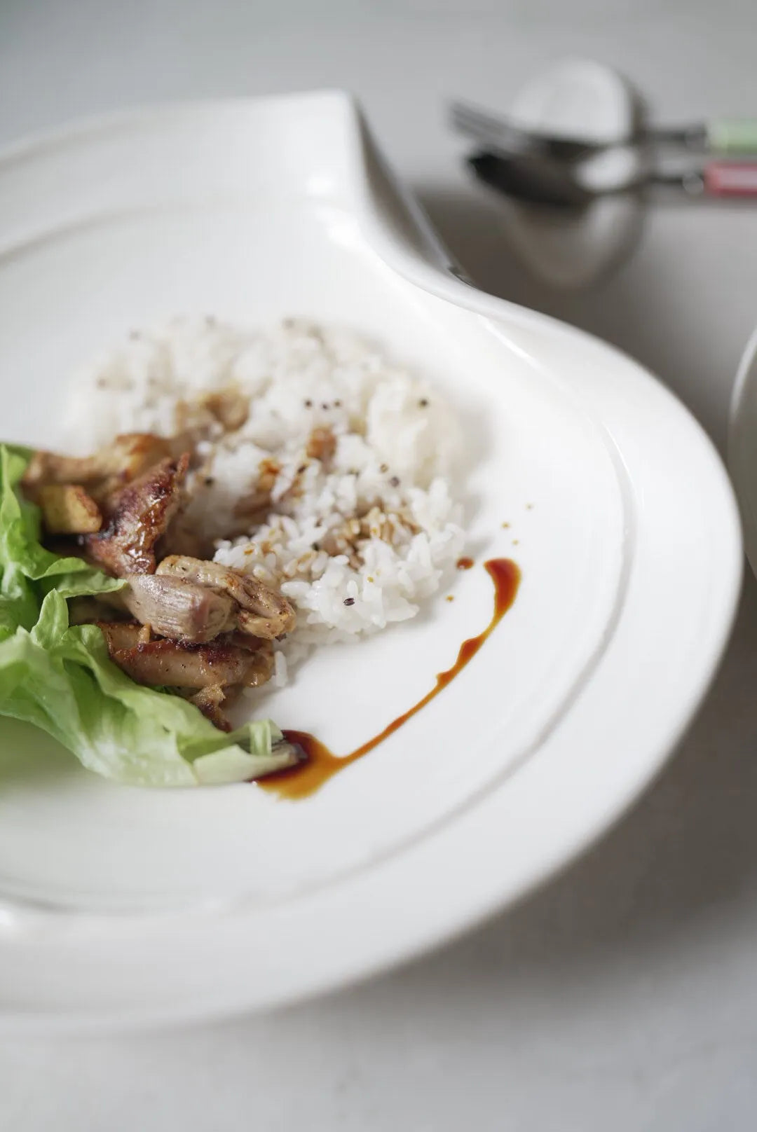 (3 size)White Memories series by SHIM SA YOUNG – Wave bowl