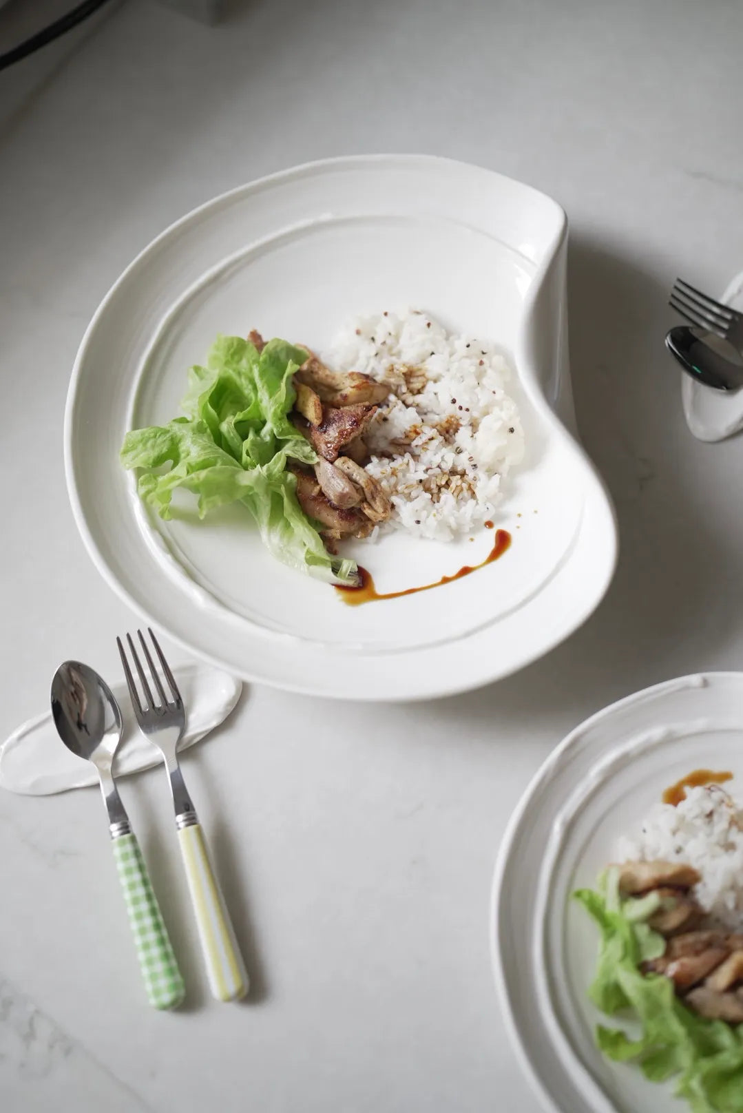 (3 size)White Memories series by SHIM SA YOUNG – Wave bowl