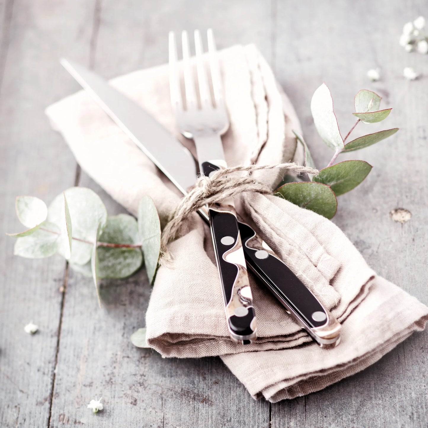 NEW Sabre Bistrot Dune cutlery set – 4 Pieces Dune Black