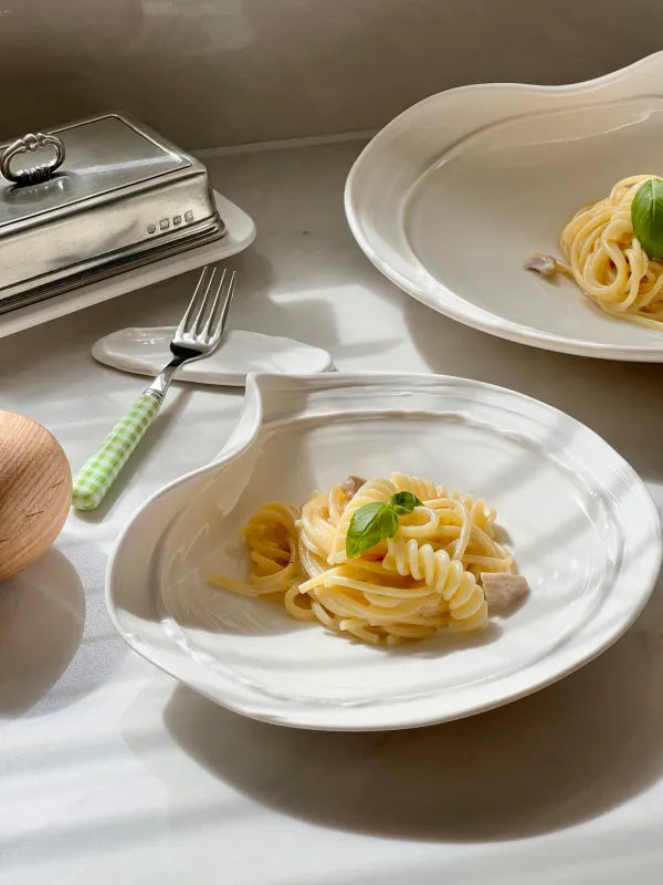 (3 size)White Memories series by SHIM SA YOUNG – Wave bowl