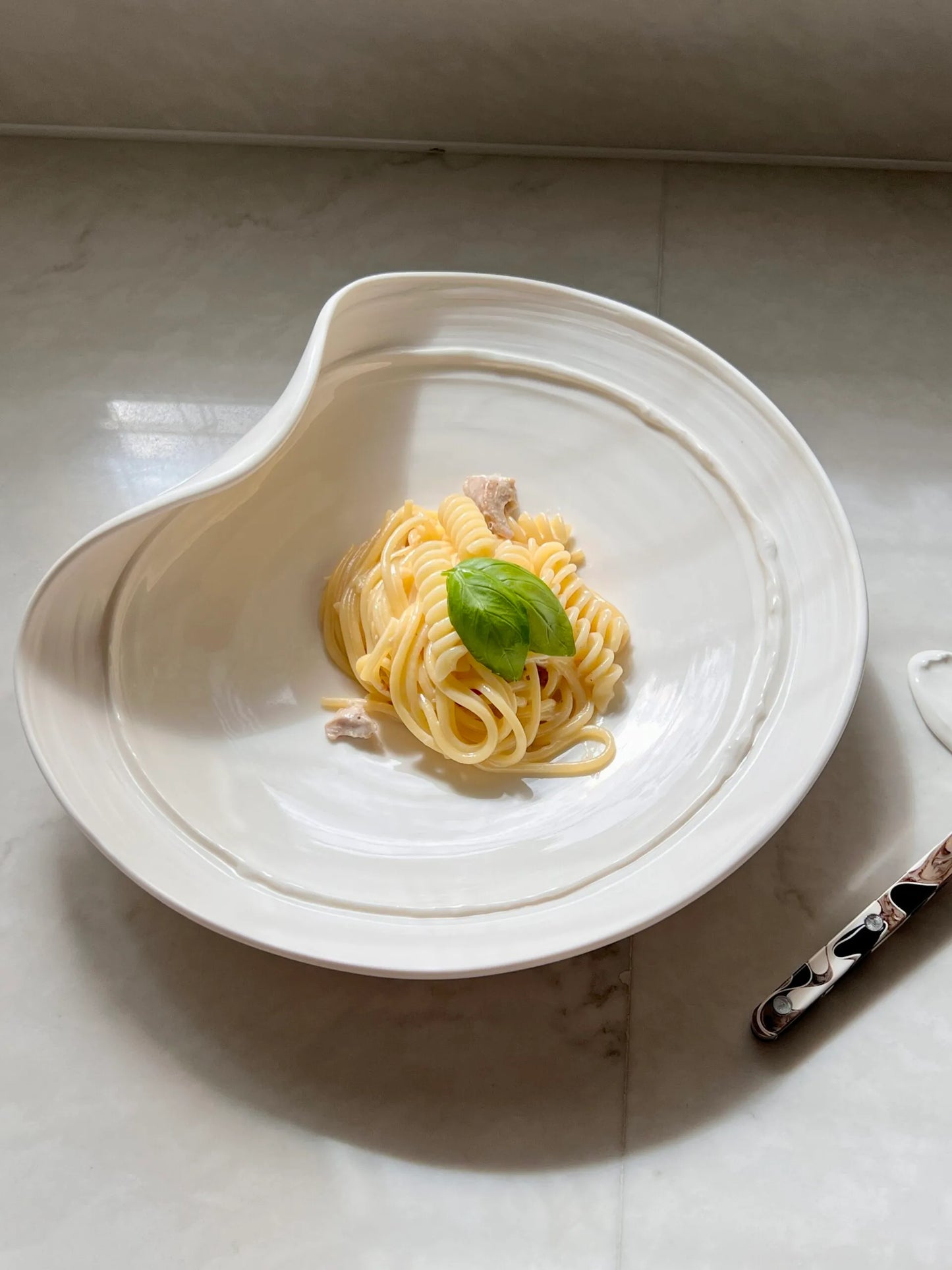 (3 size)White Memories series by SHIM SA YOUNG – Wave bowl