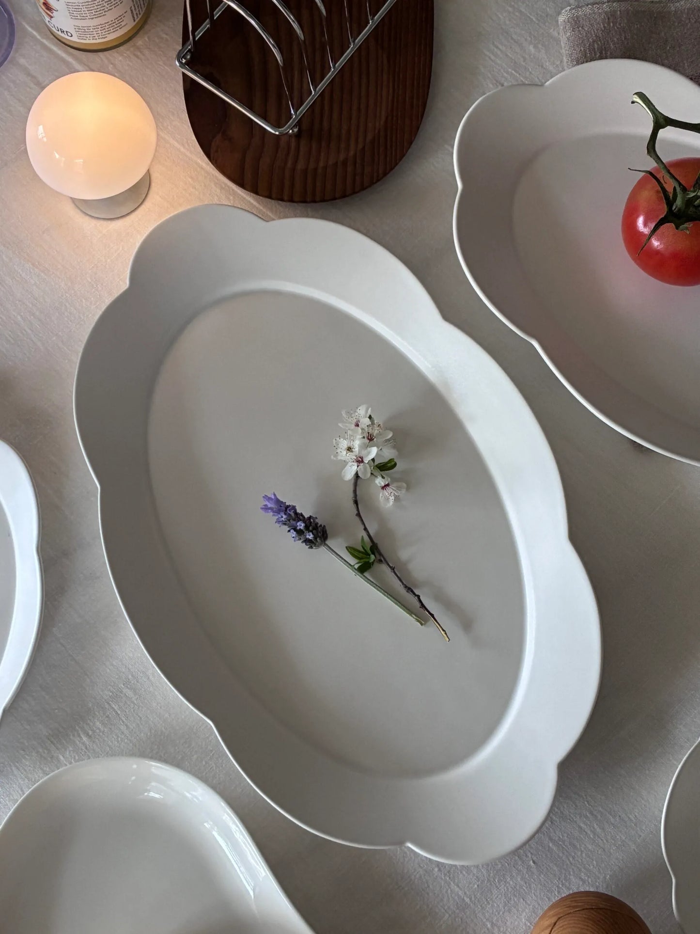 Cloud Oval Plate(3 Sizes) | Aria Workroom