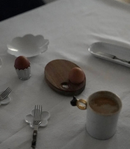 BLOOMINGVILLE- Irmi Egg Cup, Nature, Acacia