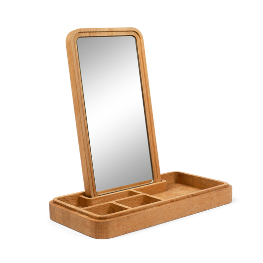 SPRING COPENHAGEN Mirror & Jewellery Box – Oak