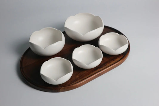 IJAGA White Wave Dinnerware Set- Bansanggi