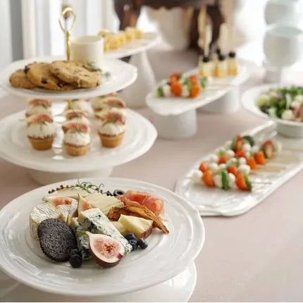 (3 size)White Memories series by SHIM SA YOUNG –Oval Plate