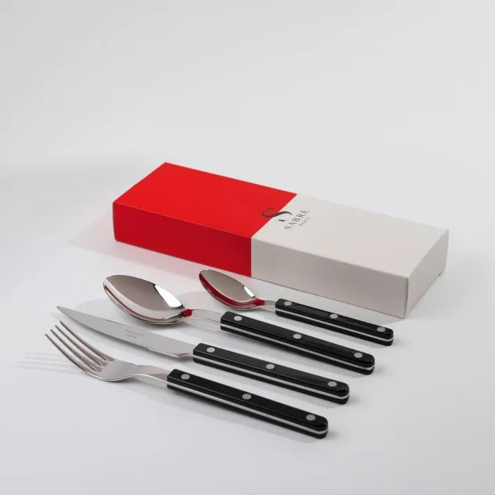 (7 COLORS) Sabre Bistrot shiny cutlery 4pcs